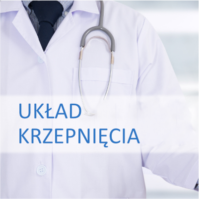 Układ krzepnięcia - pakiet badań. Badania służące ocenie, czy proces krzepnięcia krwi przebiega prawidłowo i czy nie występują w nim zaburzenia, takie jak nadkrzepliwość, czy niedobór czynników krzepnięcia prowadzący do skaz krwotocznych